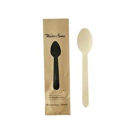 Spoon 6.2 IN Wood Natural 50 Count/Pack 10 Packs/Case 500 Count/Case