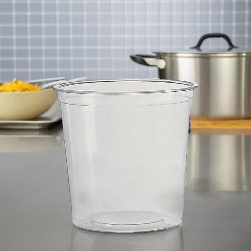 WNA Deli Container Base 24 OZ PP Clear Round 25/Case