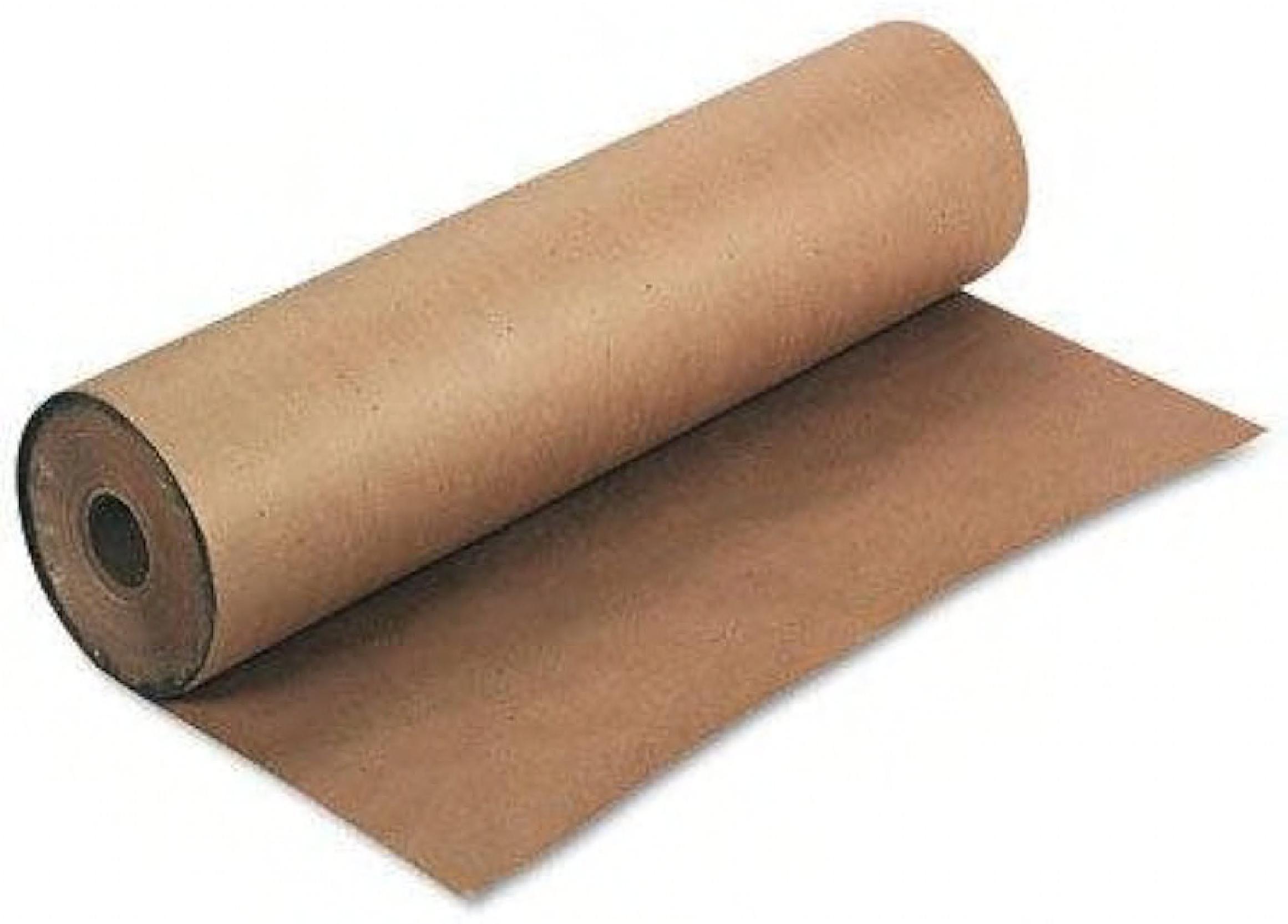 Roll Paper 36IN X810FT Natural Recycled Kraft Paper 1/Roll
