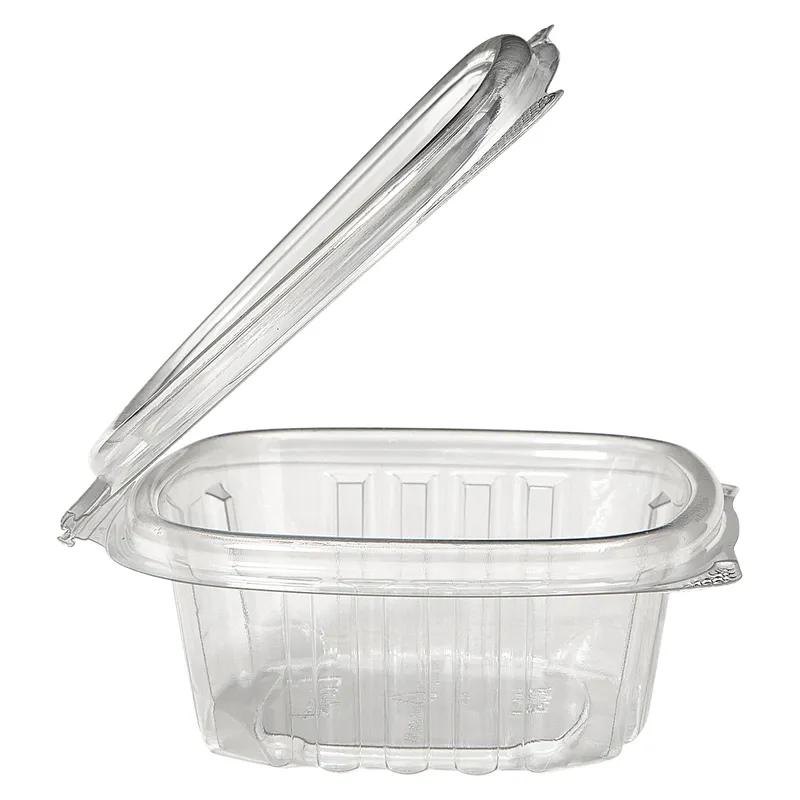 Deli Container Hinged 4 OZ PET 400/Case