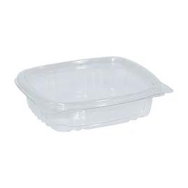 Deli Container Hinged 8 OZ PET Clear 200/Case