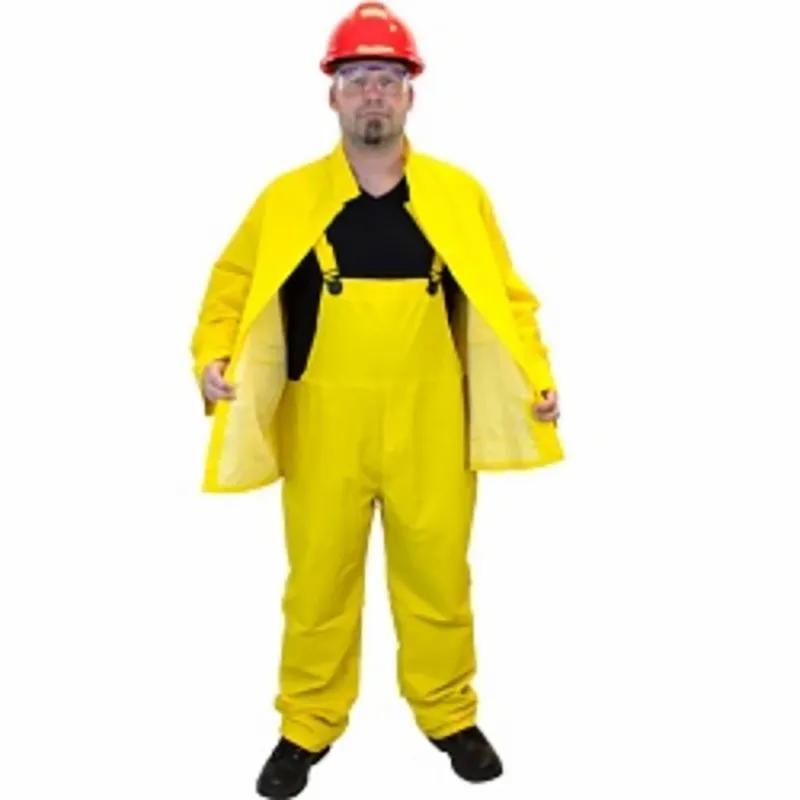 Rain Jacket, Hood & Overalls XL Yellow 1/Each