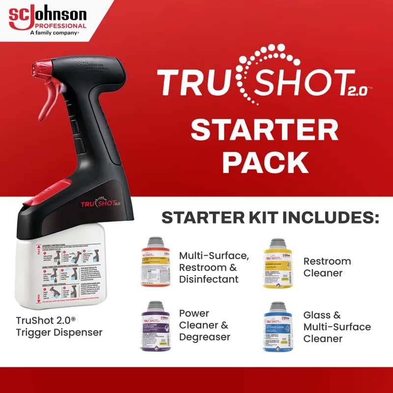 TruShot 2.0® Starter Kit 10 FLOZ Multi Surface 4/Case