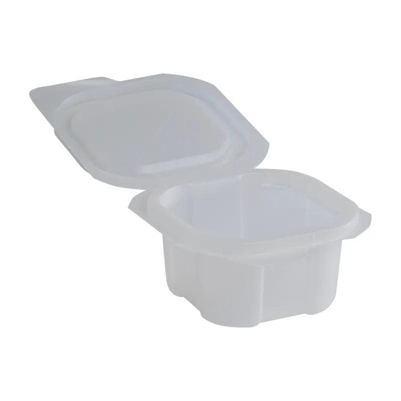 Dixie® Liddles® Souffle & Portion Cup Lid Combo 4 OZ Plastic Translucent Square 900/Case
