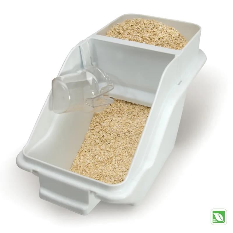 ProSave® Ingredient Bin 23.50X11.50X16.88 IN 100 Cup White PP PC Food Safe 1/Each