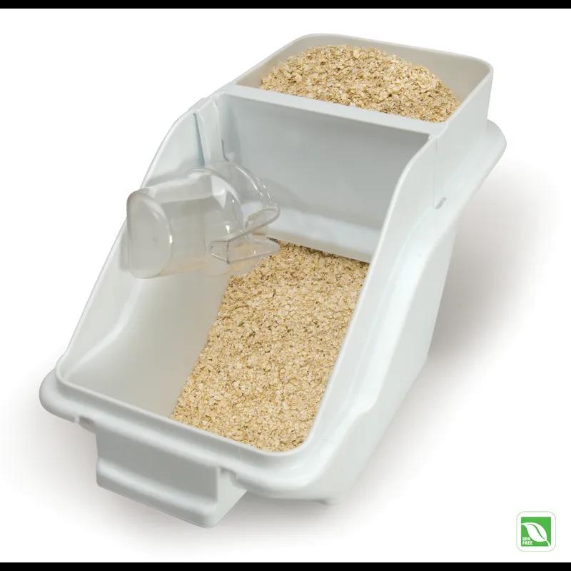 ProSave® Ingredient Bin 23.50X11.50X16.88 IN 100 Cup White PP PC Food Safe 1/Each