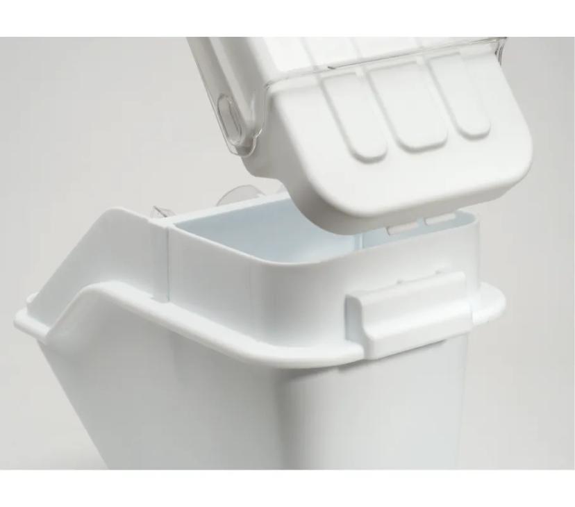 ProSave® Ingredient Bin 23.50X11.50X16.88 IN 100 Cup White PP PC Food Safe 1/Each