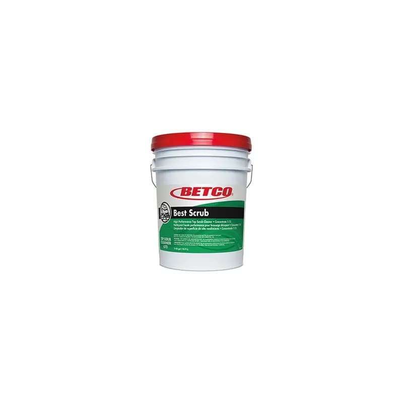 Best Scrub Pleasant Scent Floor Cleaner 5 GAL Interim Maintenance Concentrate Liquid 1/Pail