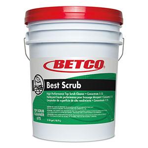Best Scrub Pleasant Scent Floor Cleaner 5 GAL Interim Maintenance Concentrate Liquid 1/Pail