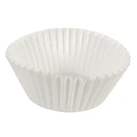 Baking Cup 4.5 IN Paper White Fluted 10000/Case