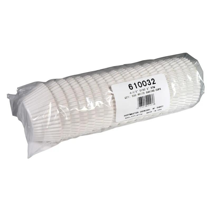 Baking Cup 4.5 IN Paper White Fluted 10000/Case