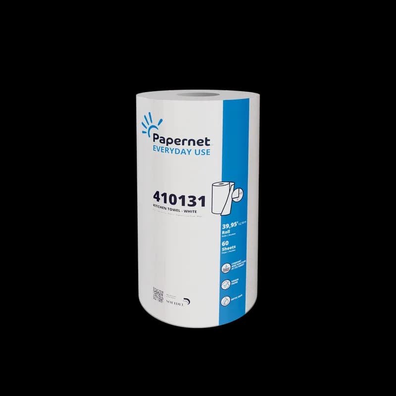 Papernet Everyday Use Household & Kitchen Roll Paper Towel 2PLY 60 Sheets/Roll 30 Rolls/Case 1800 Sheets/Case