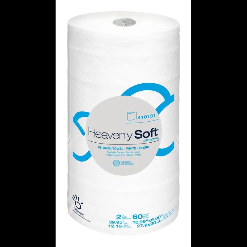 Heavenly Soft Household & Kitchen Roll Paper Towel 2PLY 60 Sheets/Roll 30 Rolls/Case 1800 Sheets/Case