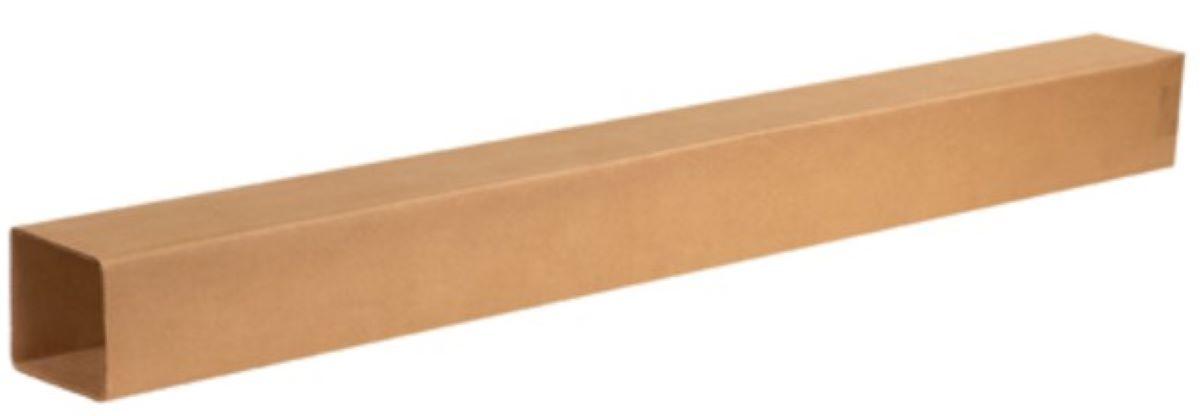 Box 4X4X48 IN Corrugated Cardboard 32ECT 200# Telescopic 1/Each