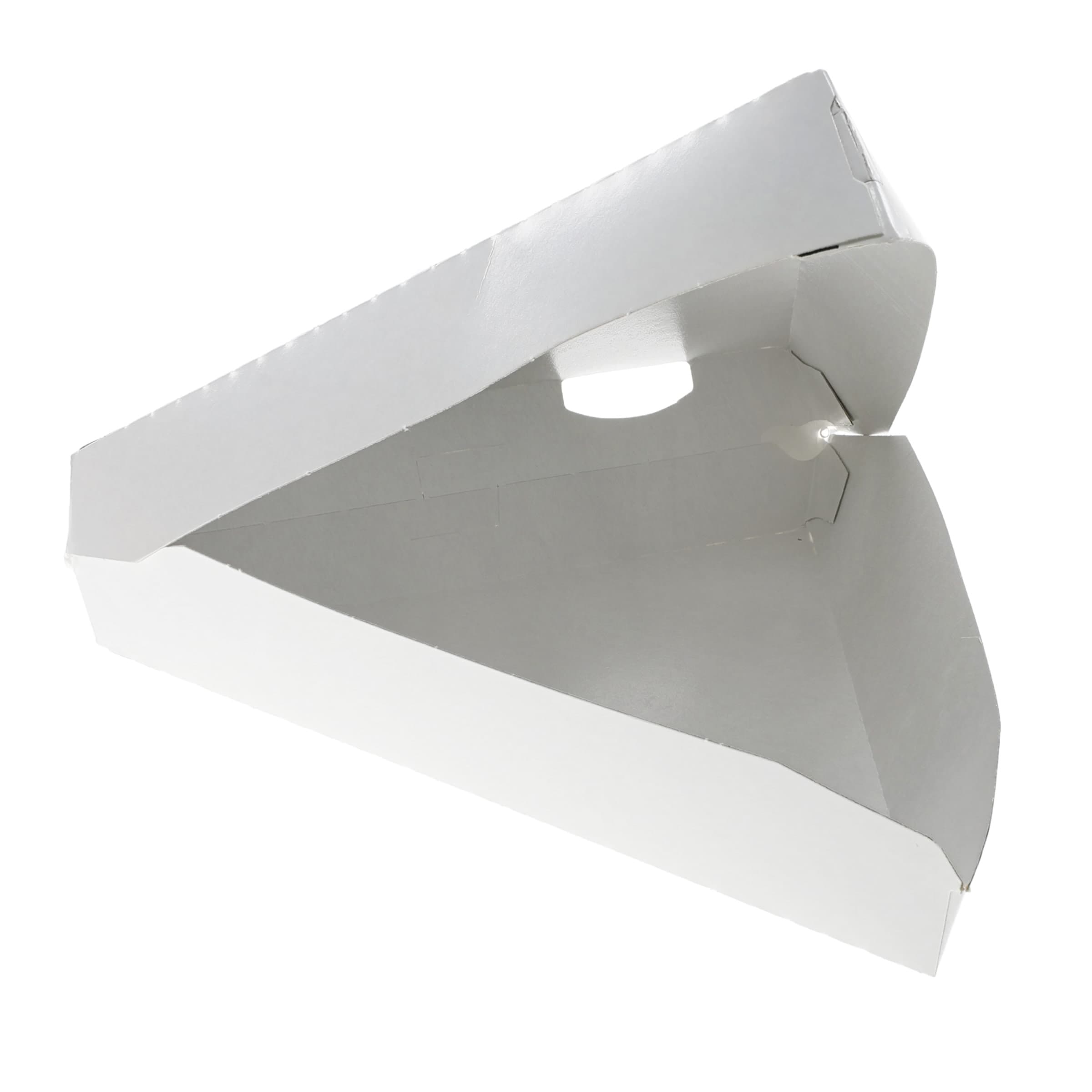 Pizza Slice Container 8.26X6.56X1.5 IN Paperboard White 500/Case