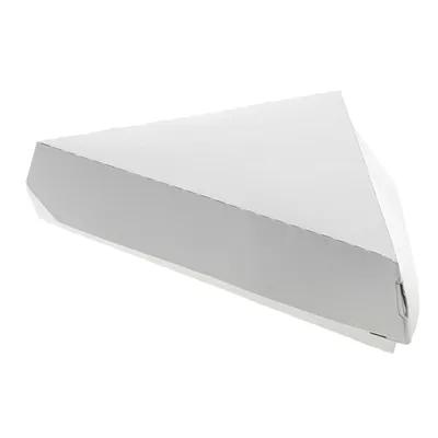Pizza Slice Container 8.26X6.56X1.5 IN Paperboard White 500/Case