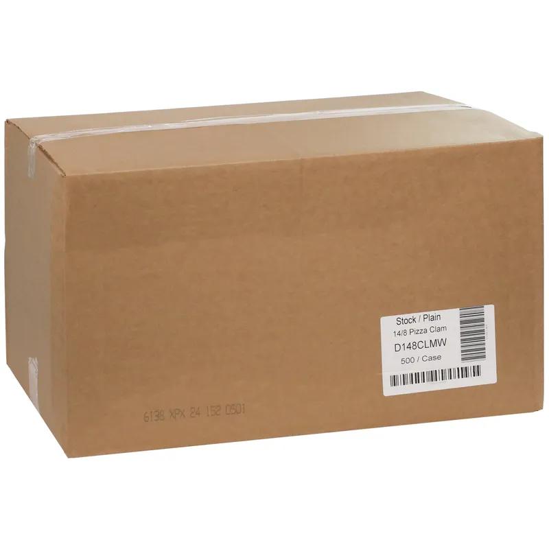 Pizza Slice Container 8.26X6.56X1.5 IN Paperboard White 500/Case