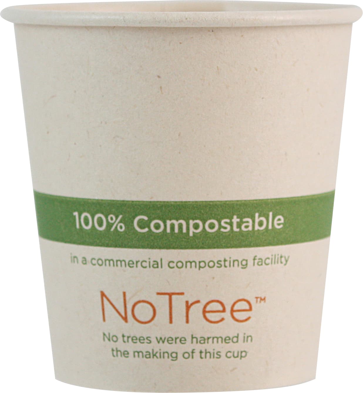 Hot Cup 4 OZ PLA Paper Beige 1000/Case