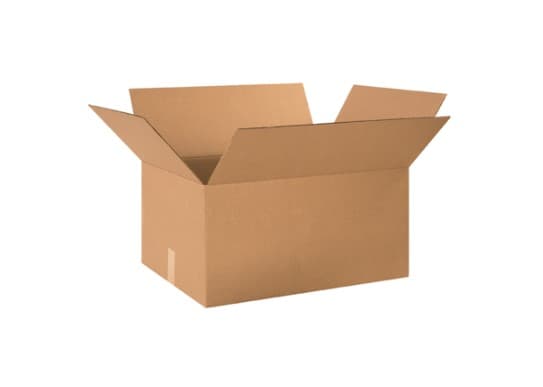 Box 24X18X12 IN Corrugated Cardboard Heavy Duty 44ECT 15 Count/Bundle