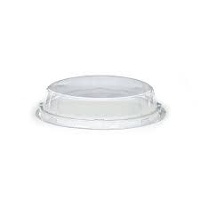 Lid Dome 6.25X9.44X6.52X1.66 IN 1 Compartment PET Round For Bakery Container Unhinged 400/Case