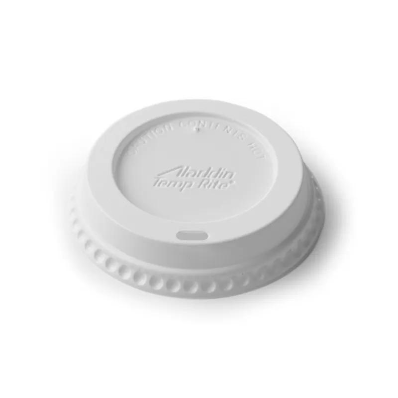 Lid Dome Plastic White For 5-7.4-8-12 OZ Cup Sip Through 1000/Case