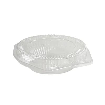 Pie Hinged Container With Low Dome Lid 6 IN OPS Clear Round 350/Case