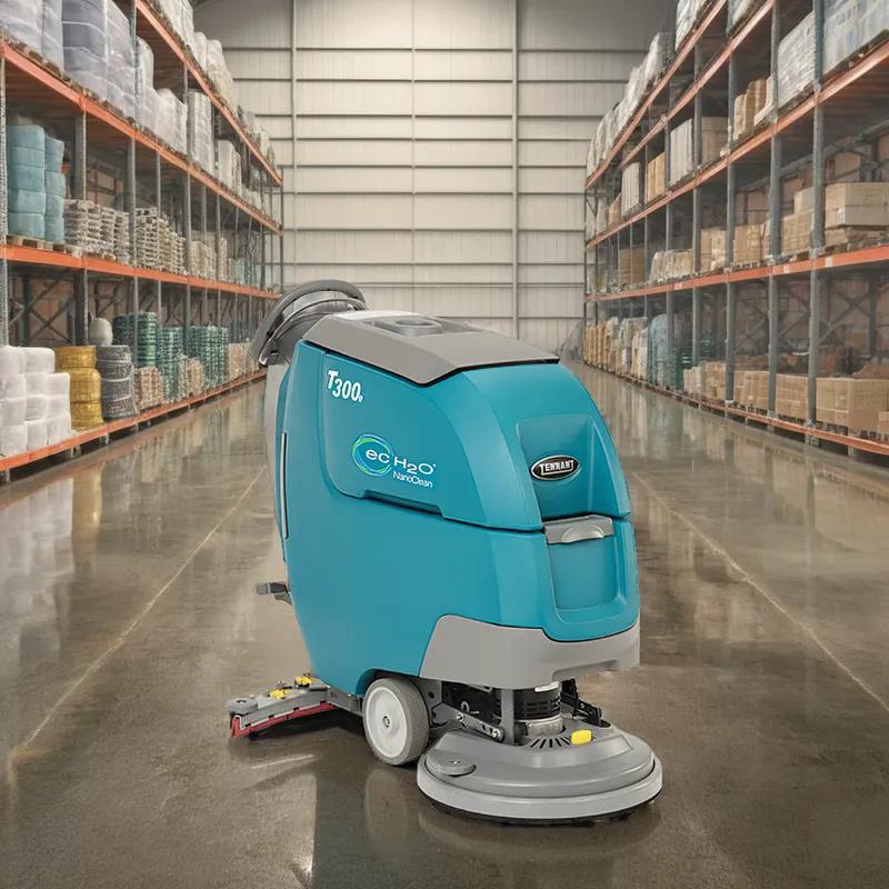 Tennant T300e Commercial Use Auto Scrubber With 20IN Head Battery Walk Behind Self Propel Instaclick 130Ah 1/Each