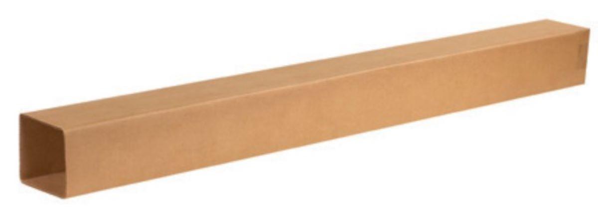 Box 4X4X48 IN Corrugated Cardboard 32ECT 200# Telescopic 1/Each