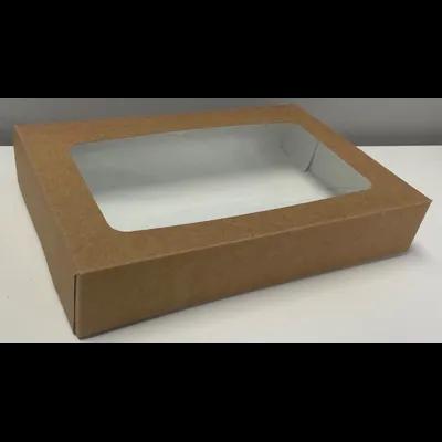 Donut Box 6 CT 12X8.25X2.25 IN Paperboard Stock Print Plain 150/Case