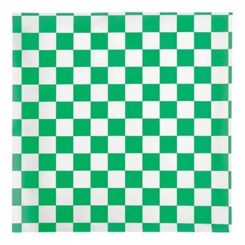 Wrap & Liner 12X12 IN Paper Green Check 5000/Case