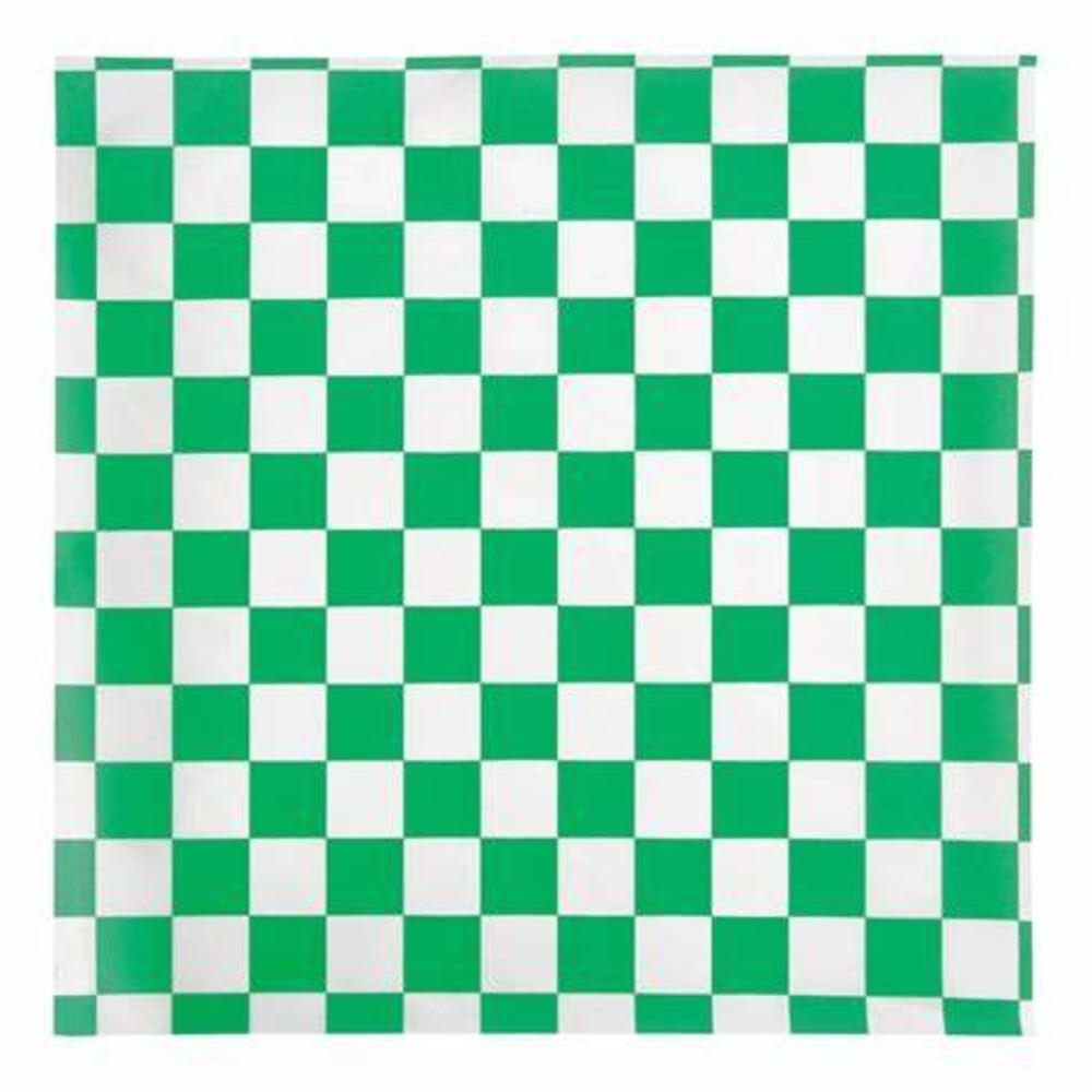 Wrap & Liner 12X12 IN Paper Green Check 5000/Case