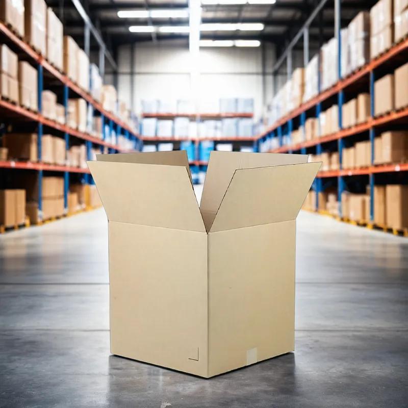 Box 12X10X10 IN Kraft Corrugated Paperboard 32ECT 25/Bundle