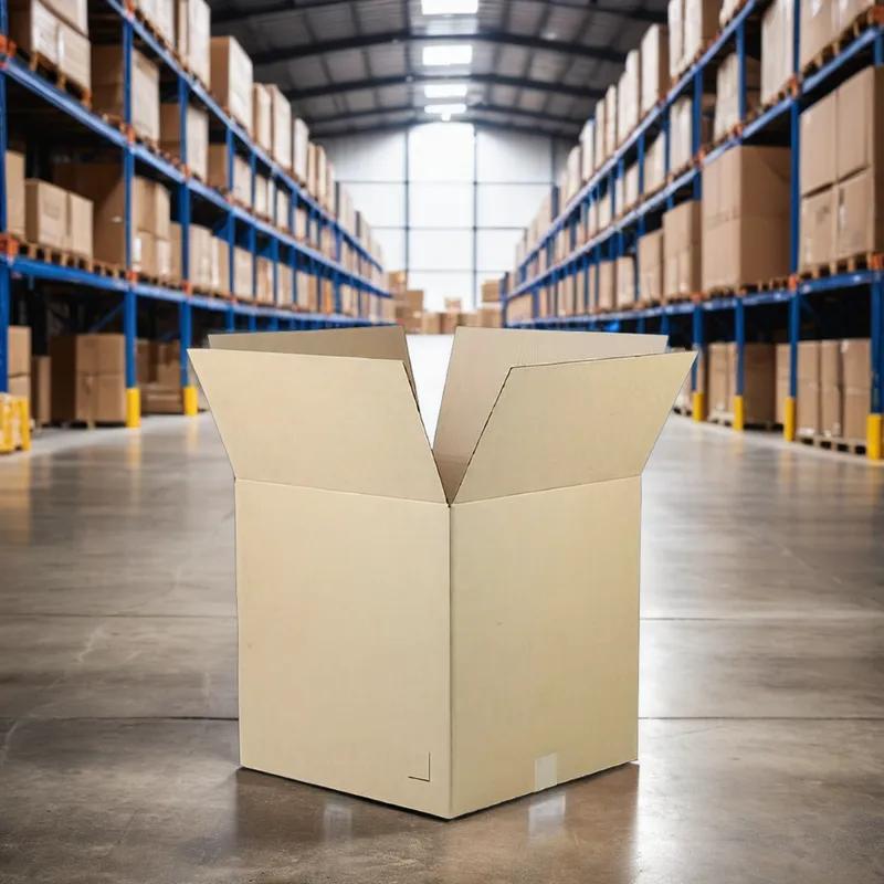 Box 12X10X10 IN Kraft Corrugated Paperboard 32ECT 25/Bundle