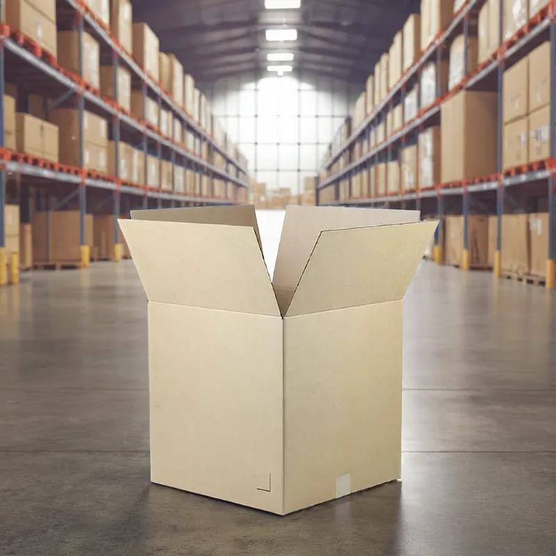 Box 12X10X10 IN Kraft Corrugated Paperboard 32ECT 25/Bundle