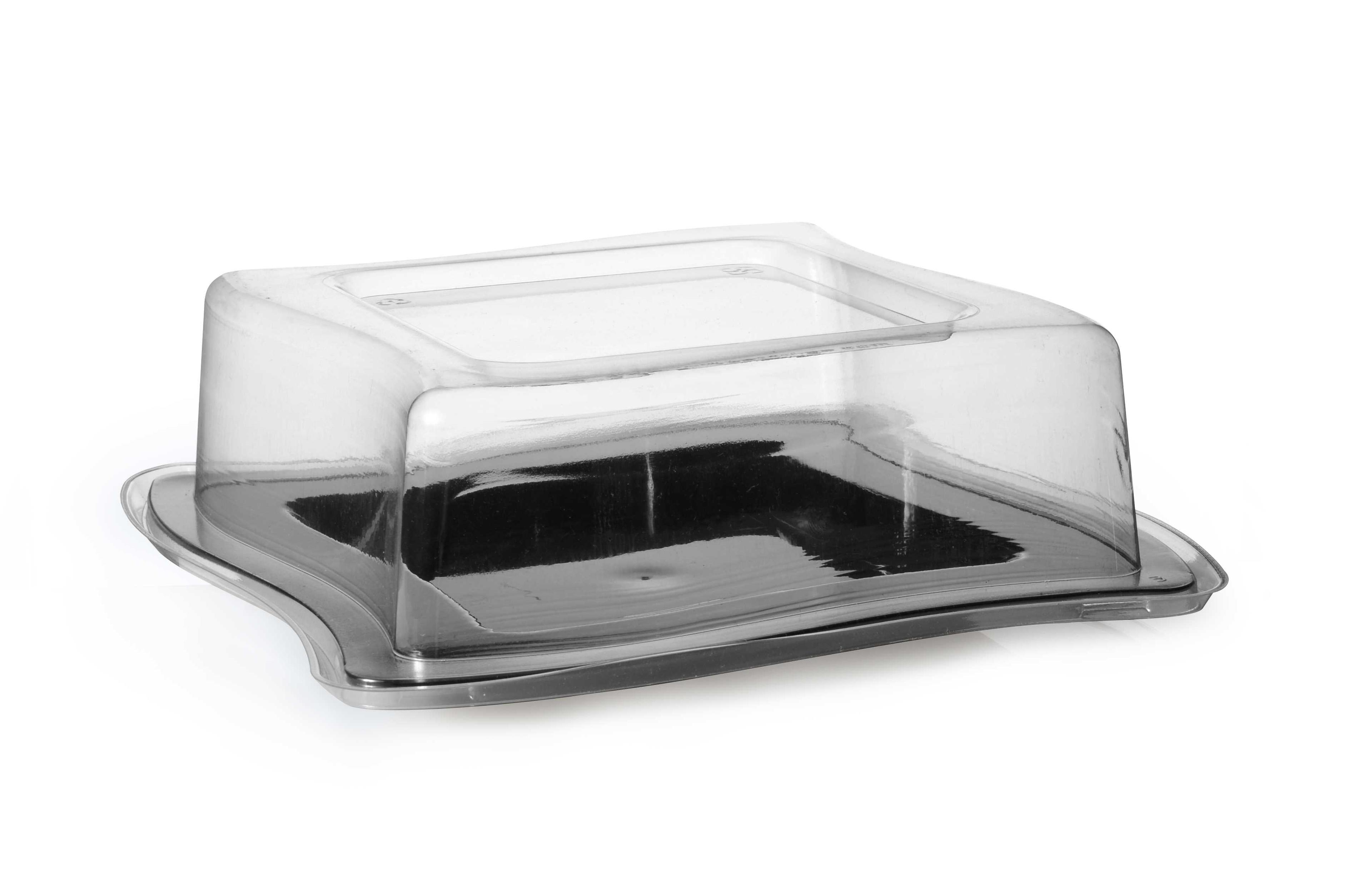 Lid Dome 6.5 IN PET For Plate Unhinged 120/Case