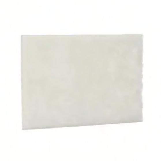 Victoria Bay Scouring Pad 6X9 IN Light Duty Synthetic White 20 Count/Case