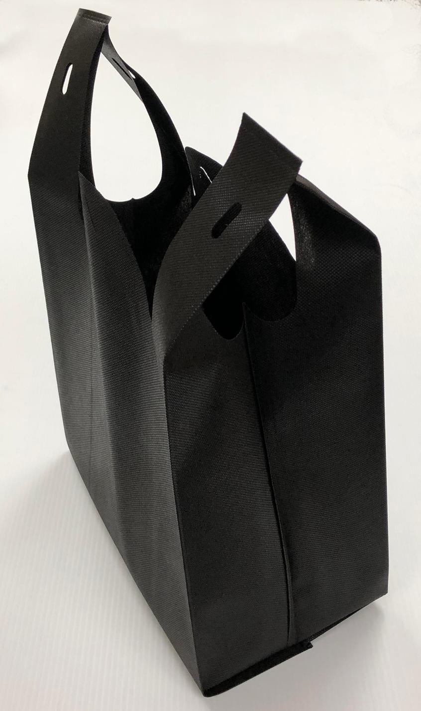 Bag 12X7X22 IN NWPP Black Non-Woven Reusable 200/Case