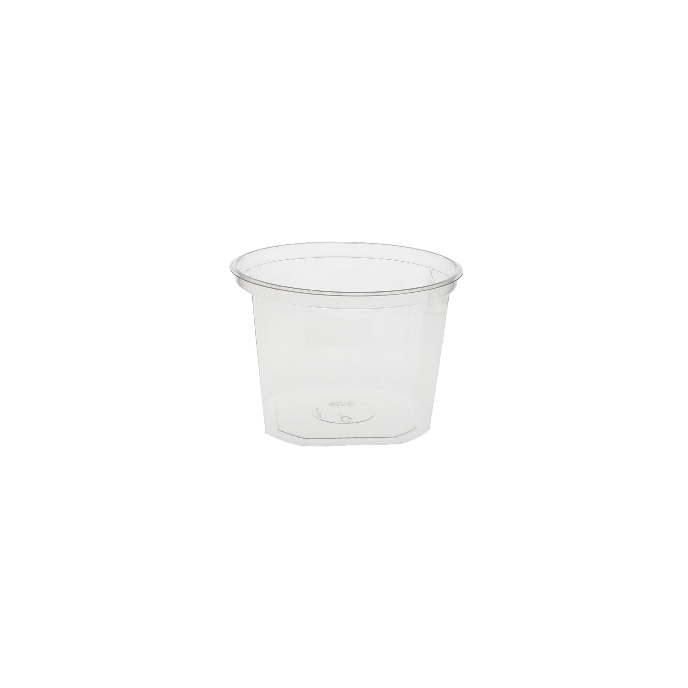 Bucket & Tub Base 72 OZ PET Clear Round 300/Case