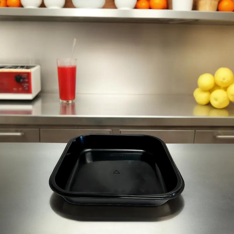 Cake Baking Tray 33 OZ 8X8 IN CPET Square Dual Ovenable 250/Case