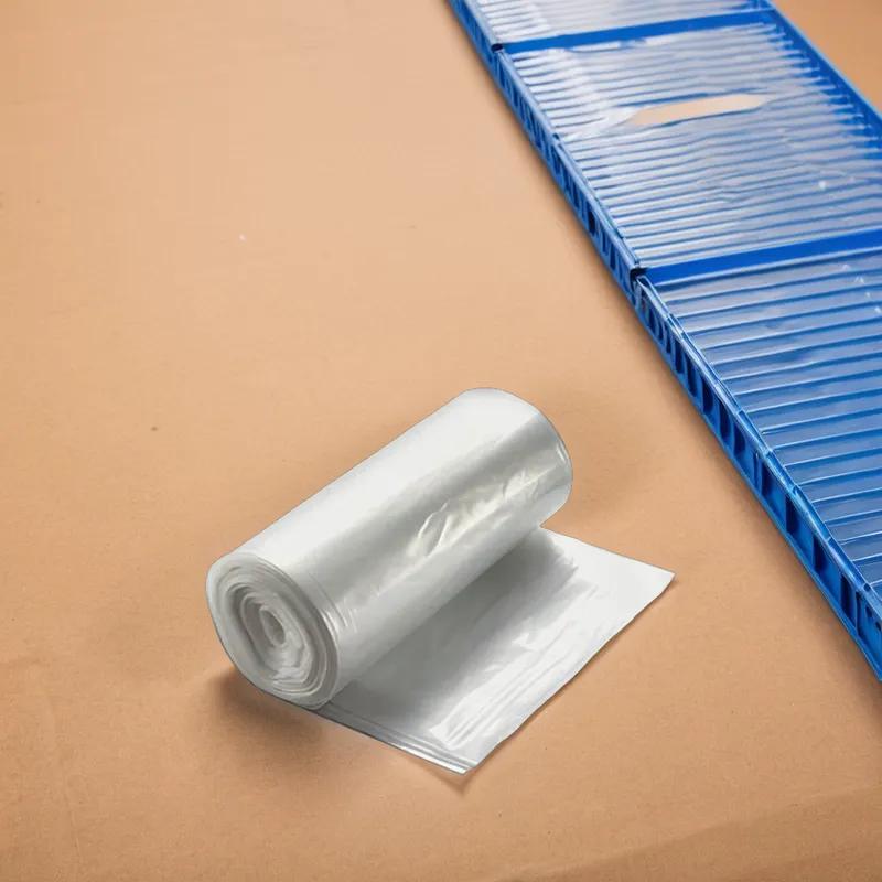 Can Liner 50X43 IN Clear Plastic 24MIC Coreless 100/Case