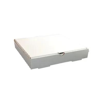 Pizza Box 10X10X2 IN Corrugated Cardboard White 50/Bundle