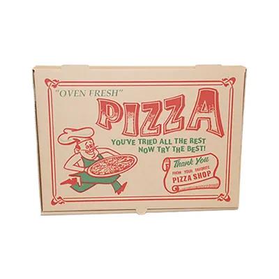 Pizza Box 12X17 IN Corrugated Paperboard Kraft 50/Bundle