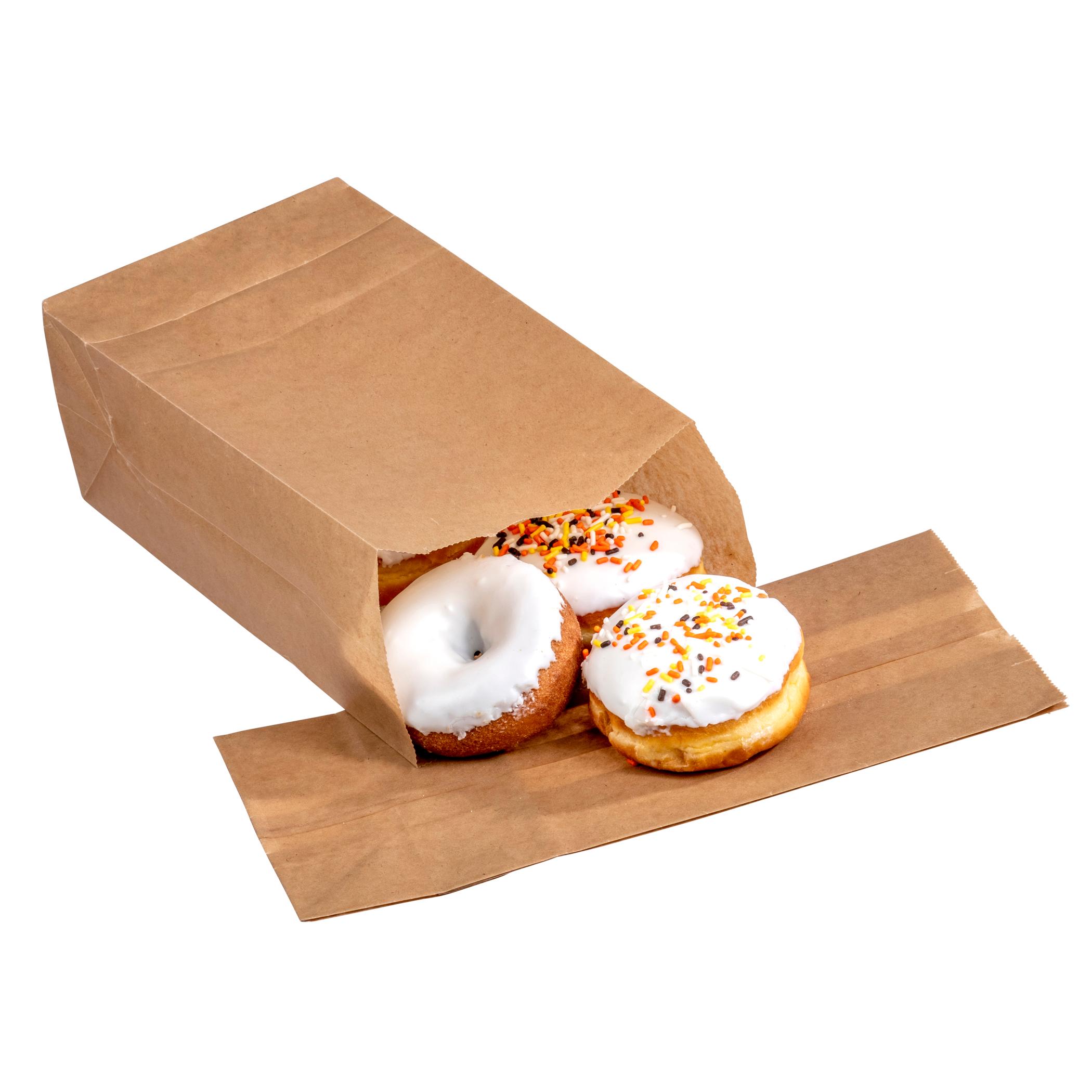 Bakery Bag 6.125X3.875X12.625 IN Paper 8# Natural Plain 1000/Case