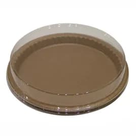 Lid Dome 10.25X10.25X1.65 IN PET Clear Round For Pan Smooth Wall 200/Case