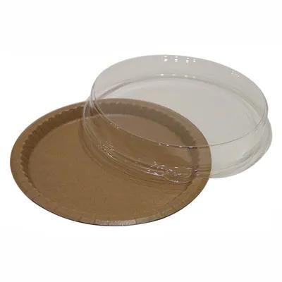 Lid Dome 10.25X10.25X1.65 IN PET Clear Round For Pan Smooth Wall 200/Case