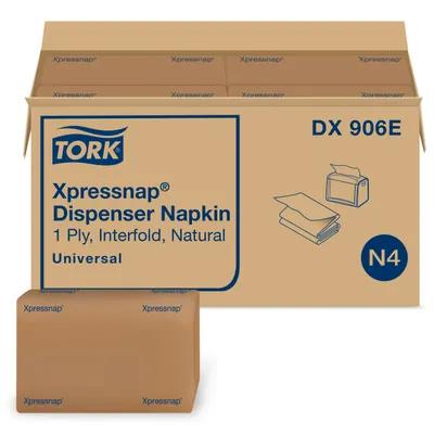Tork Xpressnap® Dispenser Napkins 8.5X13 IN Natural Paper Interfold Refill 500 Count/Pack 12 Packs/Case 6000 Count/Case