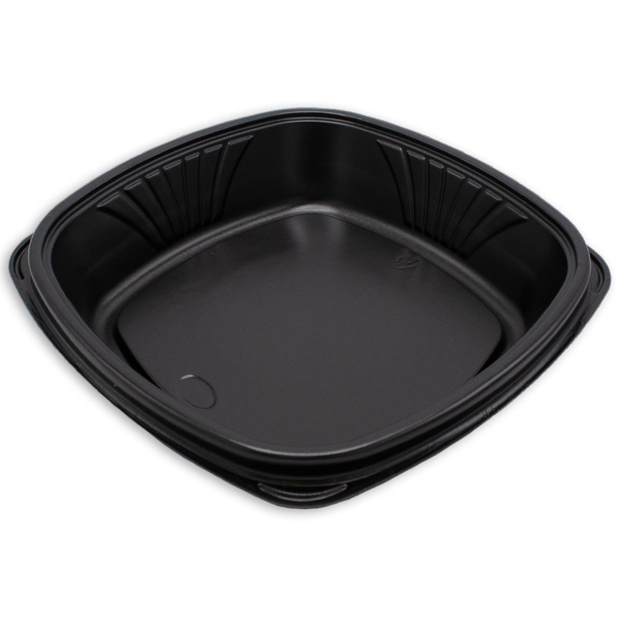 Forum® Plate 9X10 IN PS Black Square Deep 300/Case