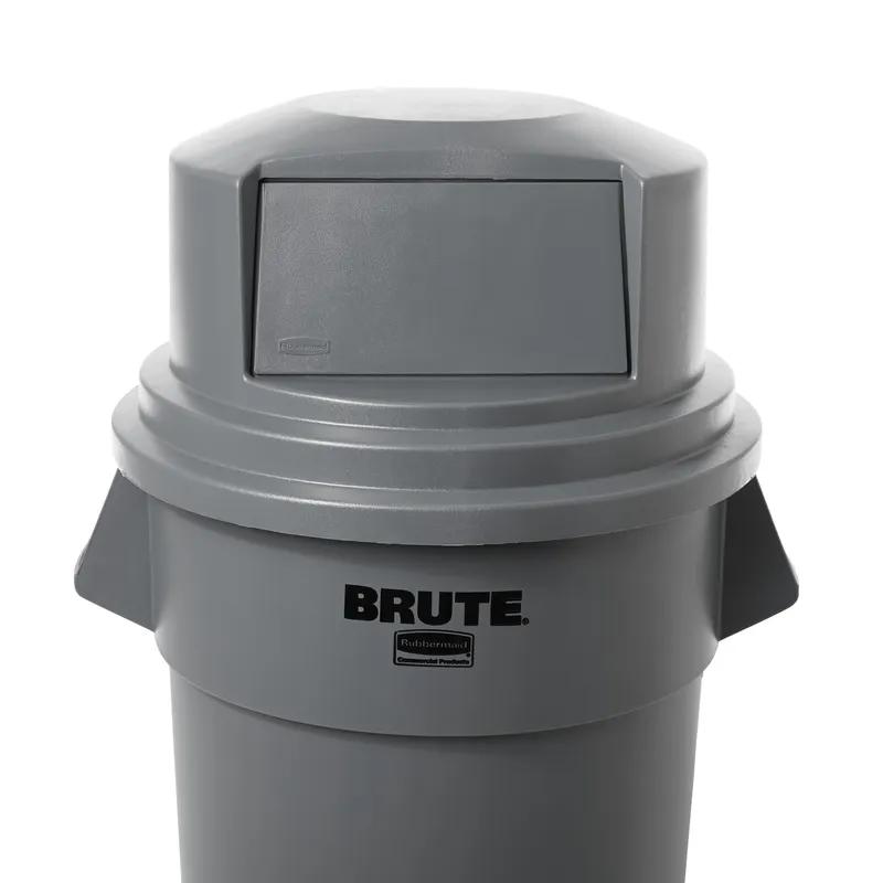 Brute® Dome Lid 27.5X27.5X15.5 IN Gray Resin Vented 1/Each