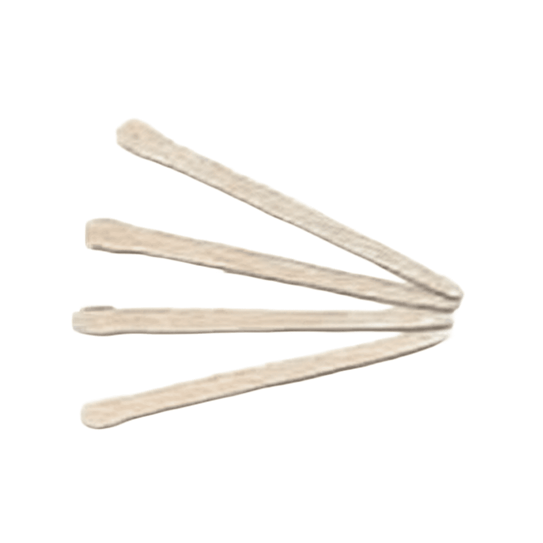 Sandwich Flat Pick 3.5 IN Wood Unwrapped 36000/Case