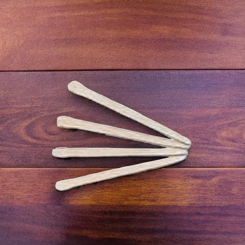 Sandwich Flat Pick 3.5 IN Wood Unwrapped 36000/Case